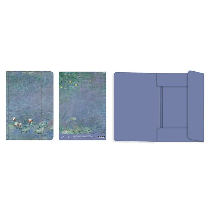 Boutiques de musées Chemise à élastique Claude Monet - Nymphéas, Matin - A4 Best
