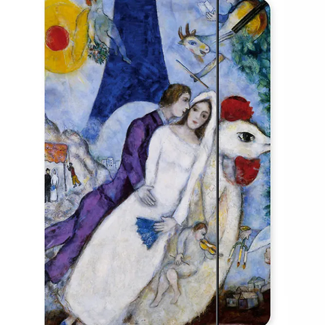 Chemises Et Sous-Chemises<Boutiques de musées Chemise à élastique Marc Chagall - Les mariés de la tour Eiffel - A4