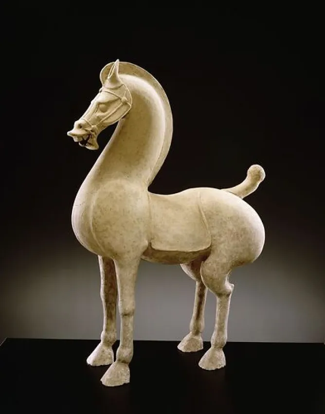 Toiles Sans Cadre|Toiles Sur Châssis<Boutiques de musées Cheval debout, dynastie des Han (toiles sans cadre)