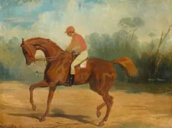 Panneaux Aluminium|Panneaux Acryliques<Boutiques de musées Cheval de course et son jockey (panneaux aluminium)