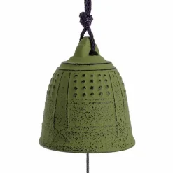 Boutiques de musées Cloche en fonte Campana Feng Shui Furin Iwashu - Vert New