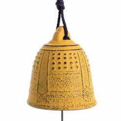 Boutiques de musées Cloche en fonte Campana Feng Shui Furin Iwashu - Jaune Sale