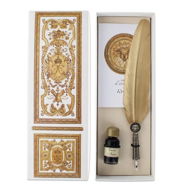 Boutiques de musées Coffret d'écriture Château de Versailles Plume dorée Sale