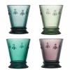 Boutiques de musées Coffret de 4 Gobelets Abeille - Couleurs assorties Clearance