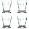 Boutiques de musées Coffret de 4 Gobelets Abeille - Transparent Best