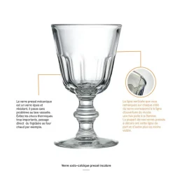 Boutiques de musées Coffret de 6 verres à eau Périgord - La Rochère Discount