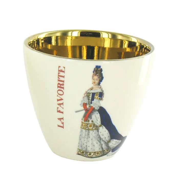 Boutiques de musées Coffret 2 Gobelets "A la Cour de Versailles" - Le frère du Roi-La Favorite Discount