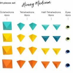 Boutiques de musées Coffret Miel Medium 24 pièces - Trido Outlet