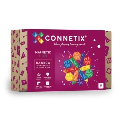 Jeux<Boutiques de musées Coffret 30 pièces Tuiles magnétiques Géomètrie Rainbow - Connetix