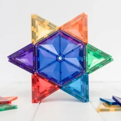 Jeux<Boutiques de musées Coffret 30 pièces Tuiles magnétiques Géomètrie Rainbow - Connetix