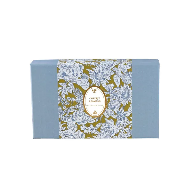 Corps & Bain<Boutiques de musées Coffret 3 savons Rose, violette et lys - Les fleurs de la cour
