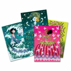 Loisirs Créatifs<Boutiques de musées Coffret Tableaux à pailleter - Robes à paillettes - Djeco