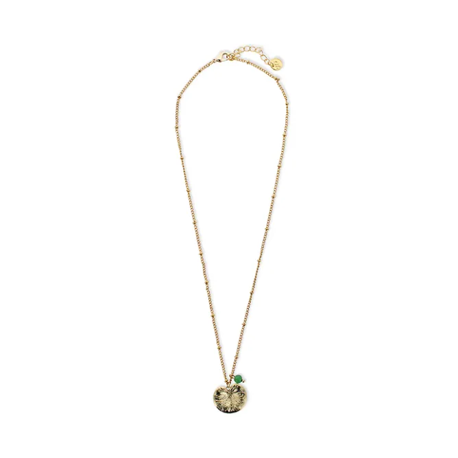 Boutiques de musées Collier court Nymphéa Perle en aventurine - Les Cleias Hot