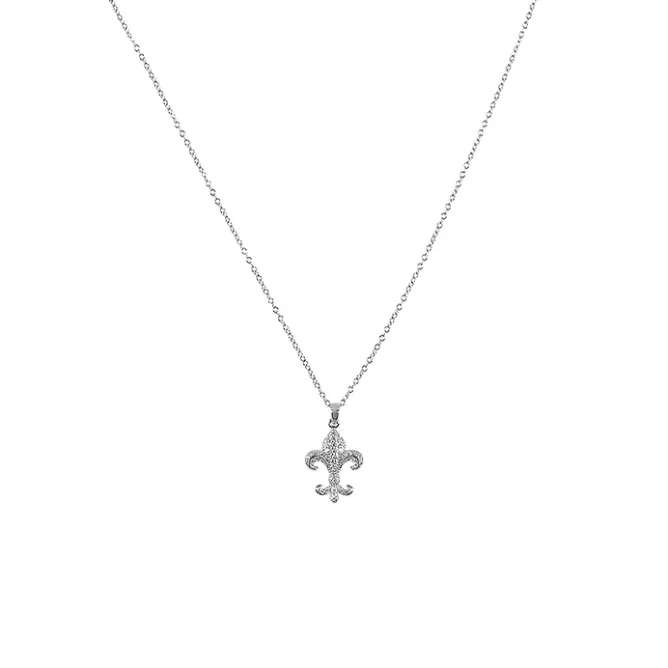 Boutiques de musées Collier Fleur de Lys strass Sale