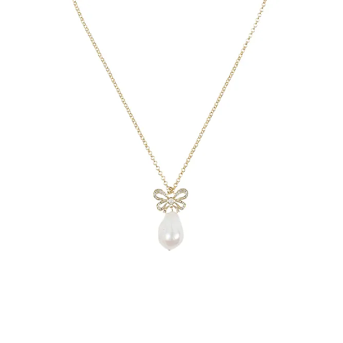 Boutiques de musées Collier Nœud "à l'égaré" et perle baroque Discount