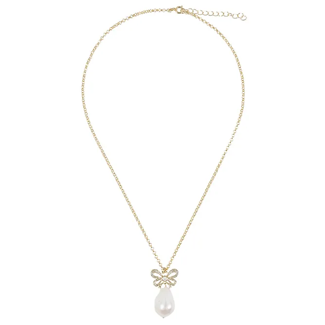 Boutiques de musées Collier Nœud "à l'égaré" et perle baroque Discount