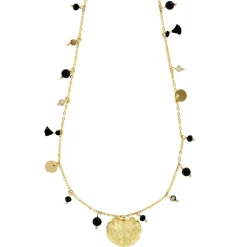 Colliers Et Pendentifs<Boutiques de musées Collier à pampilles noires Nymphéa - Les Cleias