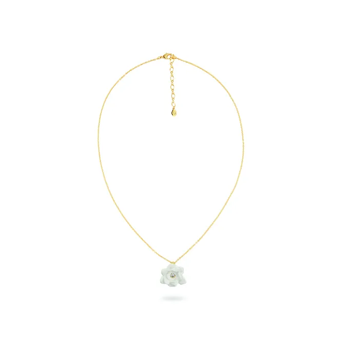 Colliers Et Pendentifs<Boutiques de musées Collier pendentif Fleur blanche Berthe Morisot - Les Néréides X musée d'Orsay