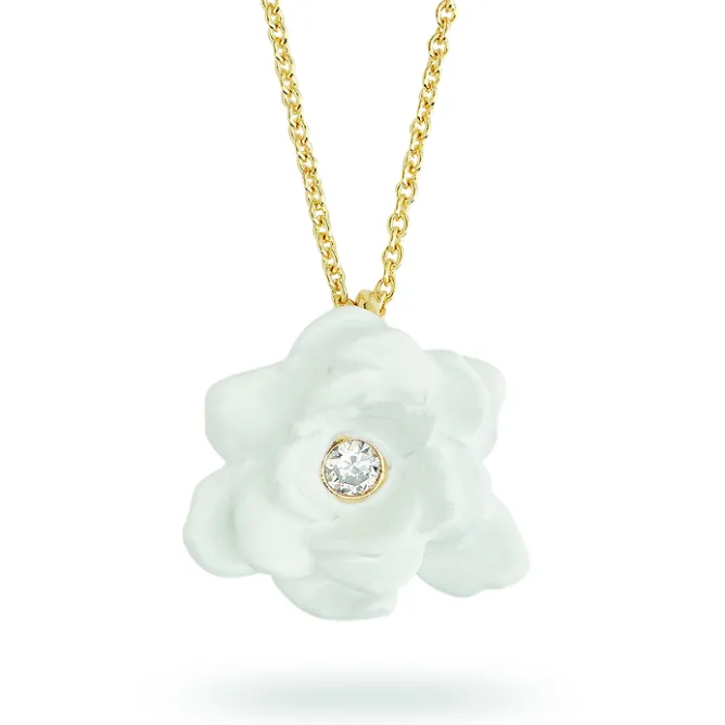 Colliers Et Pendentifs<Boutiques de musées Collier pendentif Fleur blanche Berthe Morisot - Les Néréides X musée d'Orsay