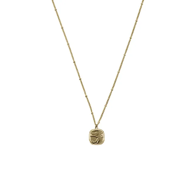 Boutiques de musées Collier-pendentif Égyptien Œil - Chaîne boules 60cm Best