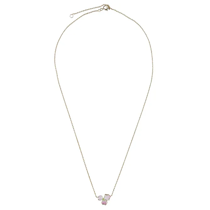 Colliers Et Pendentifs<Boutiques de musées Collier Trèfle émaillé - Cécile Boccara