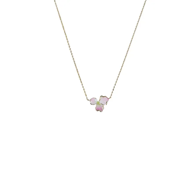 Colliers Et Pendentifs<Boutiques de musées Collier Trèfle émaillé - Cécile Boccara