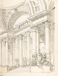 Boutiques de musées Colonnade animé (toiles sur châssis)
