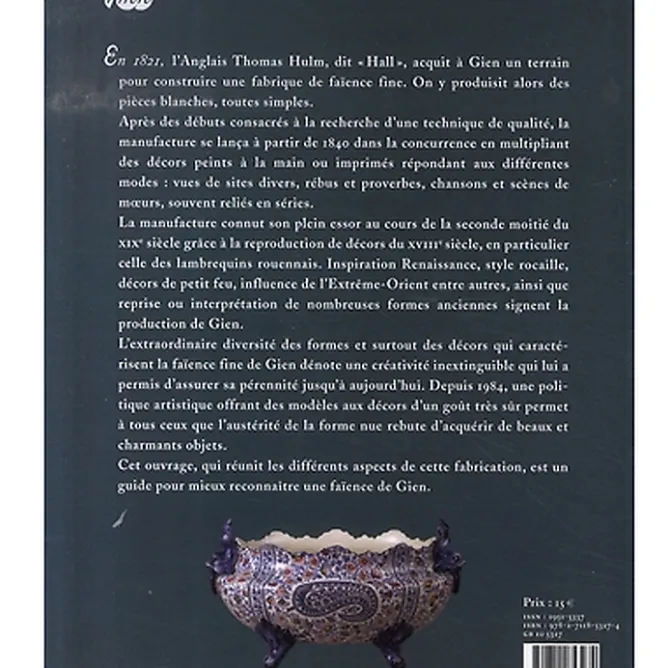 Boutiques de musées Comment reconnaître une faïence de Gien Sale