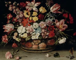 Boutiques de musées Corbeille de fleurs (affiches d'art)