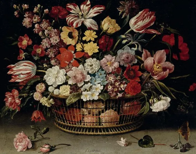 Boutiques de musées Corbeille de fleurs (affiches d'art)
