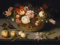Boutiques de musées Corbeille de fleurs (panneaux acryliques) New