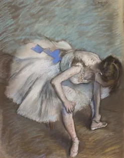 Panneaux Aluminium|Toiles Encadrées<Boutiques de musées Danseuse assise se massant le pied (panneaux aluminium)
