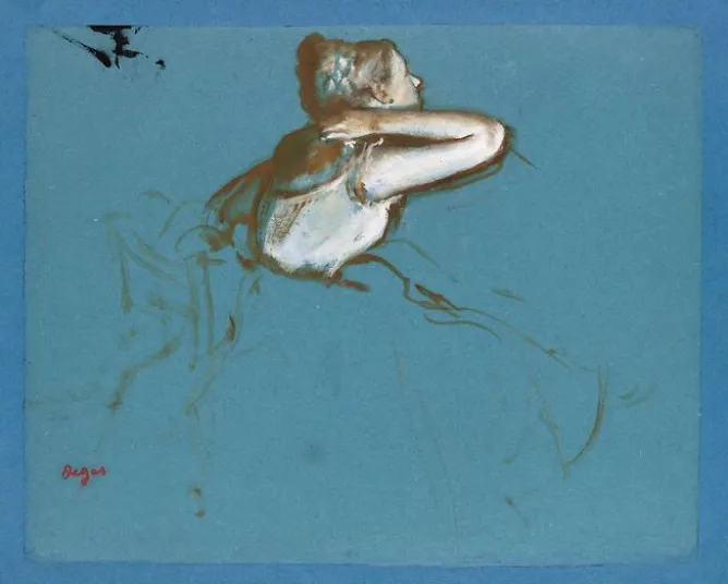 Panneaux Aluminium|Toiles Encadrées<Boutiques de musées Danseuse assise tournée vers la droite (panneaux aluminium)