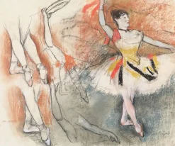 Boutiques de musées Danseuse espagnole et études de jambes, étude pour Danseuse au tambourin (toiles encadrées)