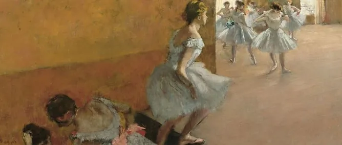 Panneaux Aluminium|Toiles Encadrées<Boutiques de musées Danseuses montant un escalier (panneaux aluminium)