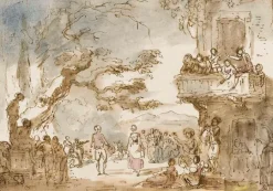 Boutiques de musées Danse villageoise (panneaux acryliques)