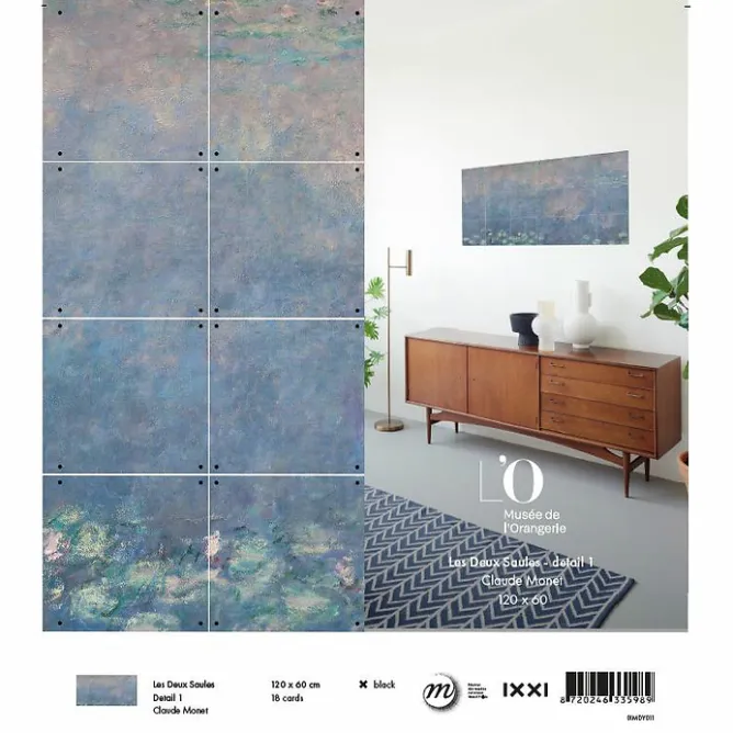 Boutiques de musées Décoration murale Claude Monet - Les deux saules - IXXI - 120 x 60 cm