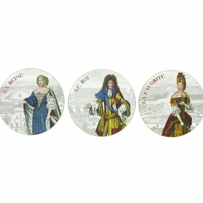 Boutiques de musées Dessous de verre "A la Cour de Versailles" Outlet