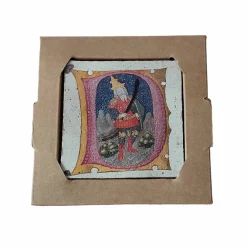 Art De La Table<Boutiques de musées Dessous de verre en terre cuite - Bibliothèque