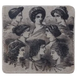 Art De La Table<Boutiques de musées Dessous de verre - Gynaeceum - Scène de la vie quotidienne 4