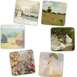 Boutiques de musées 6 dessous de verre Monet Hot