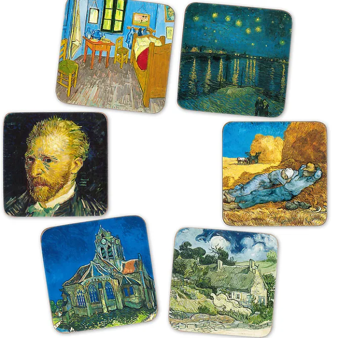 Art De La Table<Boutiques de musées 6 dessous de verre Vincent Van Gogh