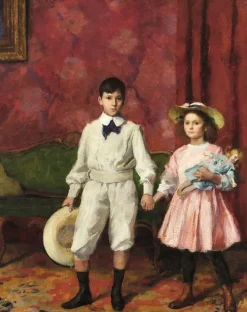 Affiches D'Art|Toiles Sur Châssis<Boutiques de musées Deux enfants [Pierre et Valentine] (affiches d'art)