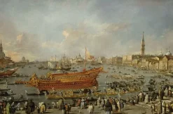 Panneaux Acryliques|Toiles Sur Châssis<Boutiques de musées Départ du Bucentaure vers le Lido de Venise, le jour de l'Ascension (panneaux acryliques)