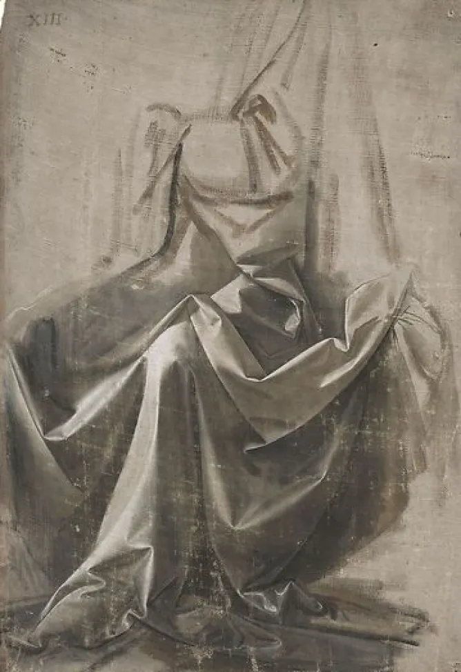 Boutiques de musées Draperie Jabach XIII. Figure assise (toiles encadrées) Sale