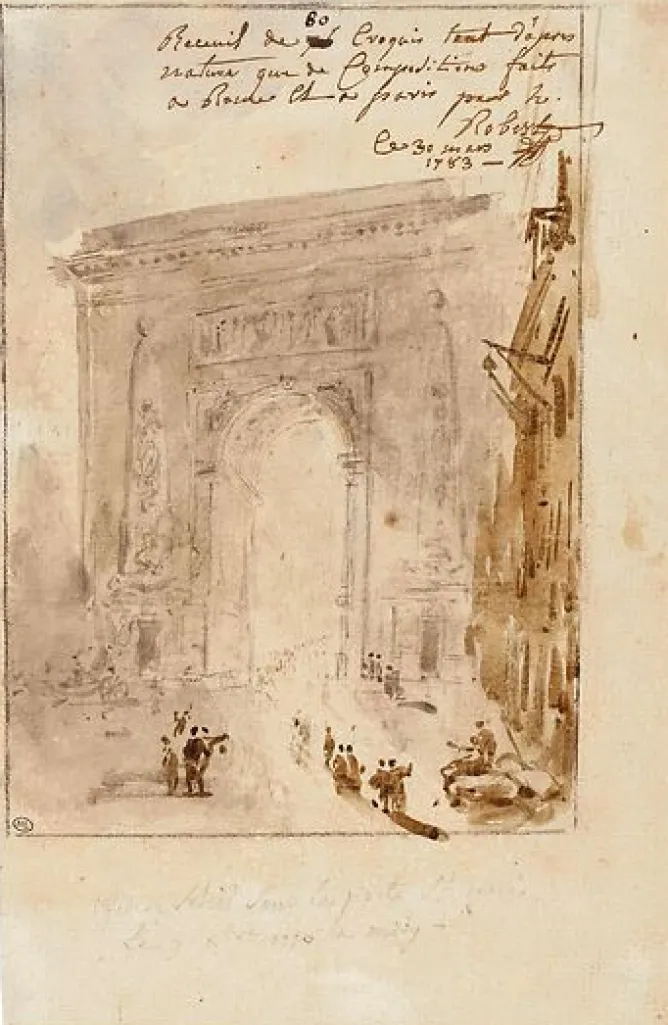 Panneaux Aluminium|Panneaux Acryliques<Boutiques de musées Effet de soleil sur la porte Saint-Denis (panneaux aluminium)