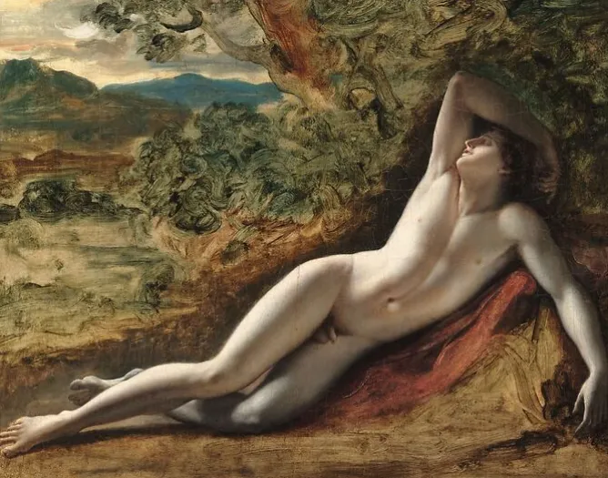 Boutiques de musées Endymion. Effet de lune, dit aussi Le Sommeil d'Endymion (panneaux aluminium) Discount