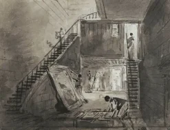 Boutiques de musées Entrée de l'atelier d'Hubert Robert au Louvre (panneaux aluminium)