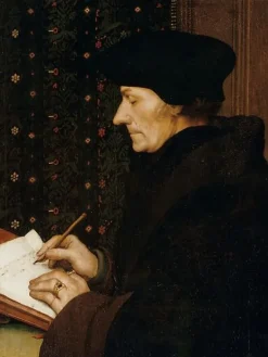 Affiches D'Art|Affiches D'Art Encadrées<Boutiques de musées Erasme écrivant (1467-1536) (affiches d'art)