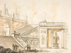 Boutiques de musées Escalier d'une villa (panneaux aluminium) Outlet